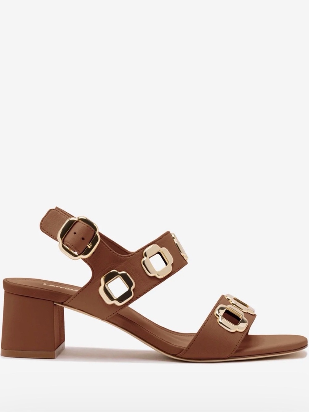 Larroude Milan Sandal Caramel size 6.5